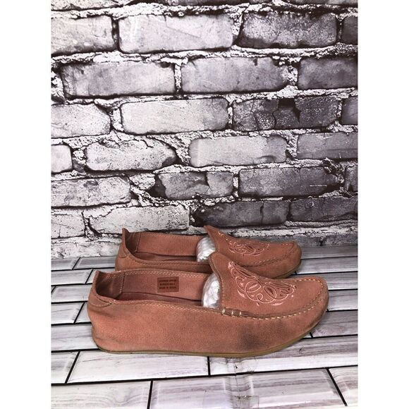 Jacques Levine 1936 Pink Suede Leather Floral Pointed Toe Flats Women Sz 10M US - Picture 5 of 16